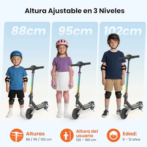 isinwheel K6 Patinete Eléctrico para Niños foto 6