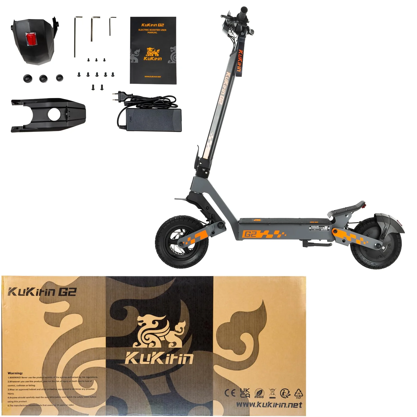 Kukirin G2 Patinete Eléctrico 800W foto 7
