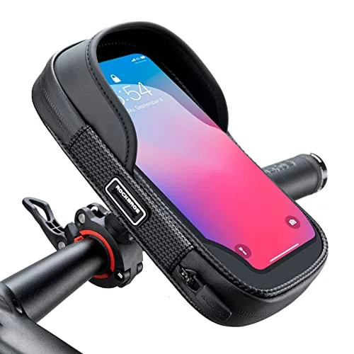 ROCKBROS Bolsa de Manillar con Soporte de Móvil