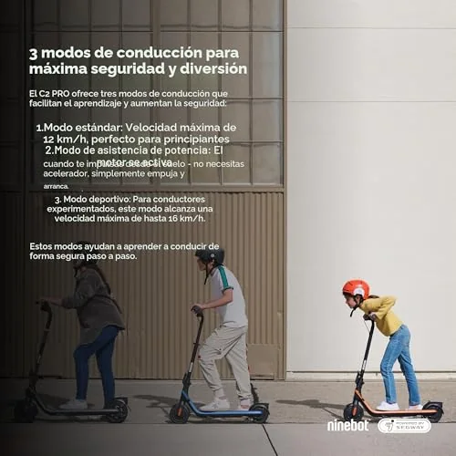 Segway-Ninebot C2 Pro E Patinete Electrico para Ninos foto 3