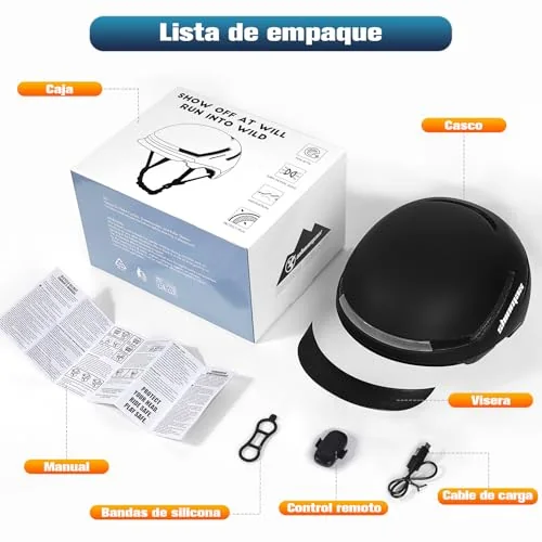 Shinmax Casco con Luz e Intermitentes foto 6