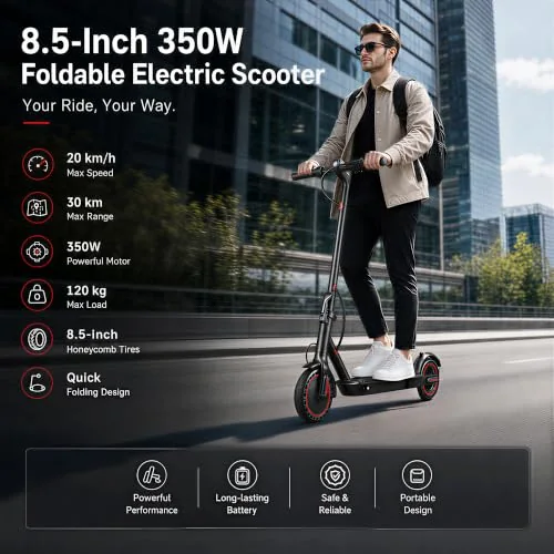 WQCJL W4 Patinete Eléctrico Plegable foto 3